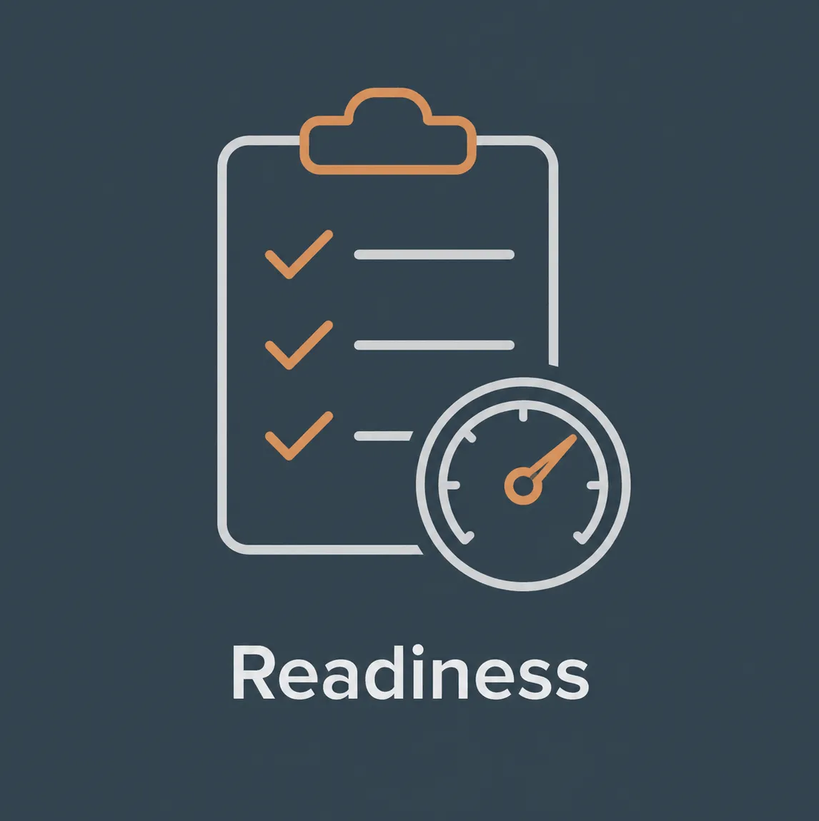 Cyber security readiness measurement illustration